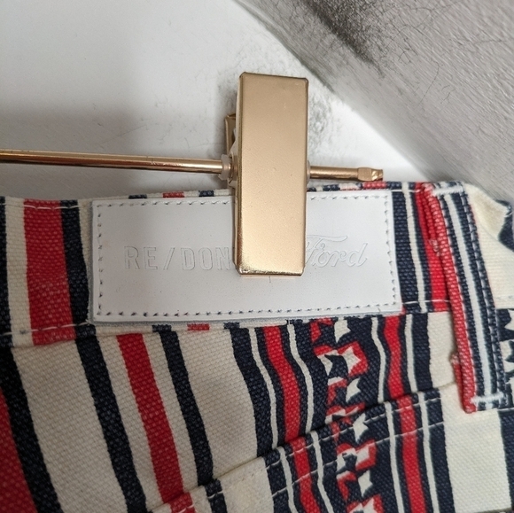 RE/DONE x Ford Star Stripe 70s High Rise Bootcut Denim Jeans NEW Size 30 - Picture 11 of 12